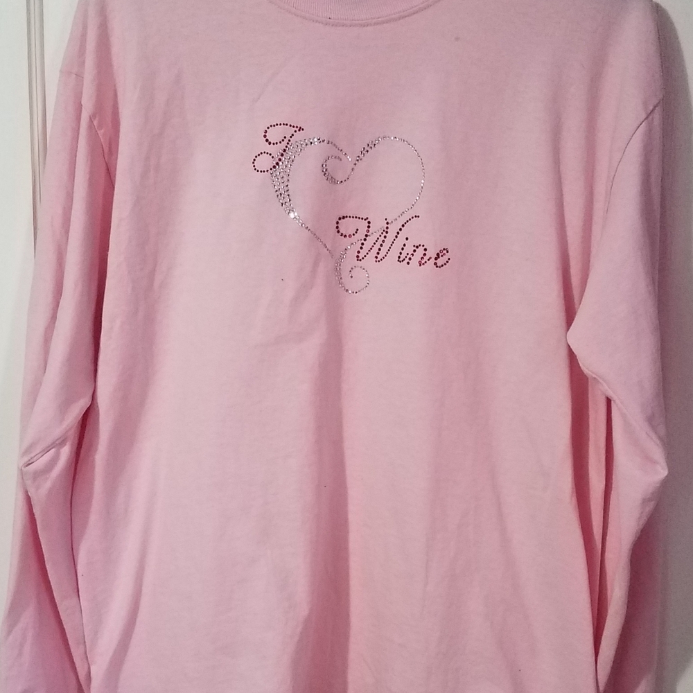 I LOVE WINE NEW NO TAGS TEE